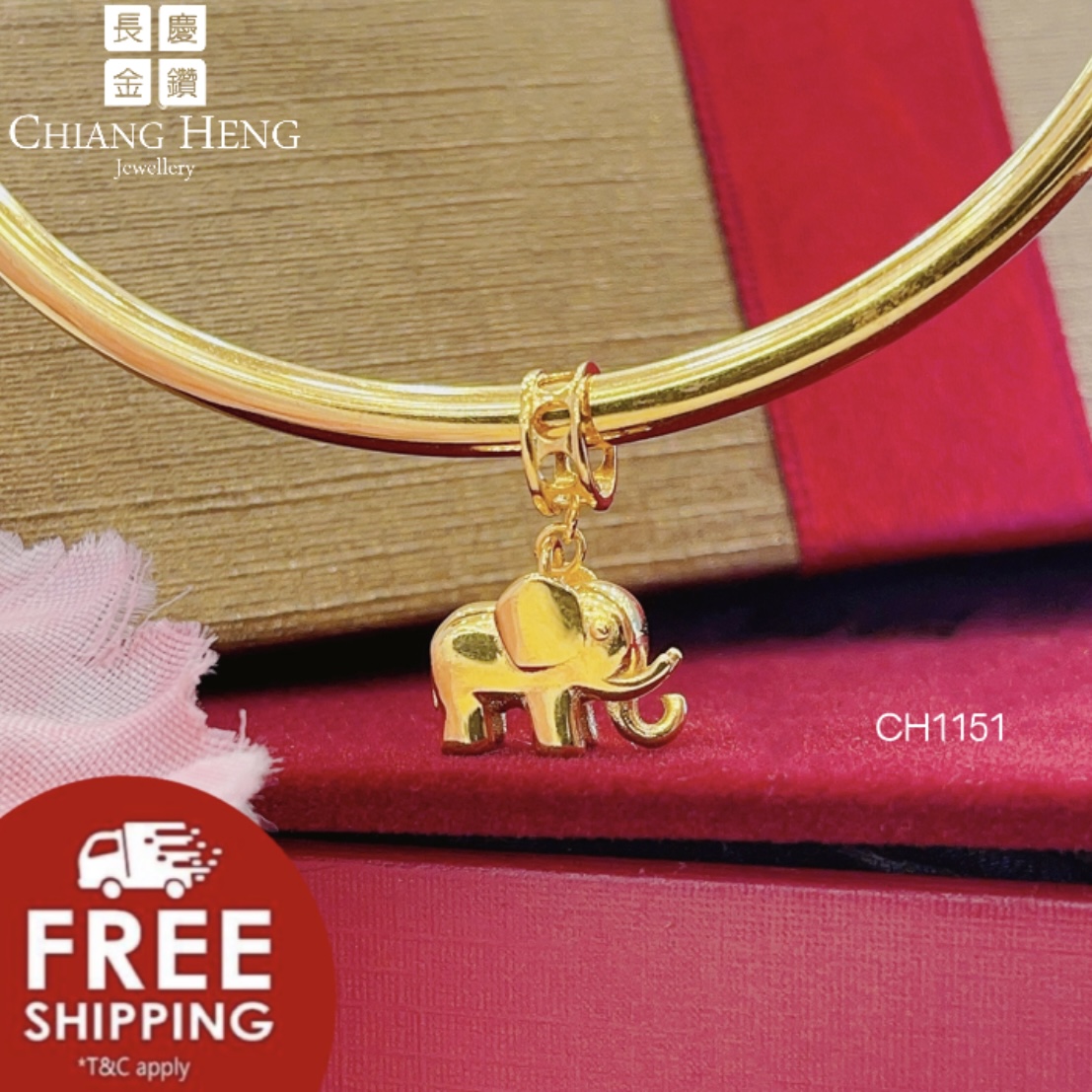 Details more than 89 gold elephant charm bracelet best - ceg.edu.vn